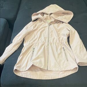 MICHAEL Michael Kors Light Pink Hooded Raincoat